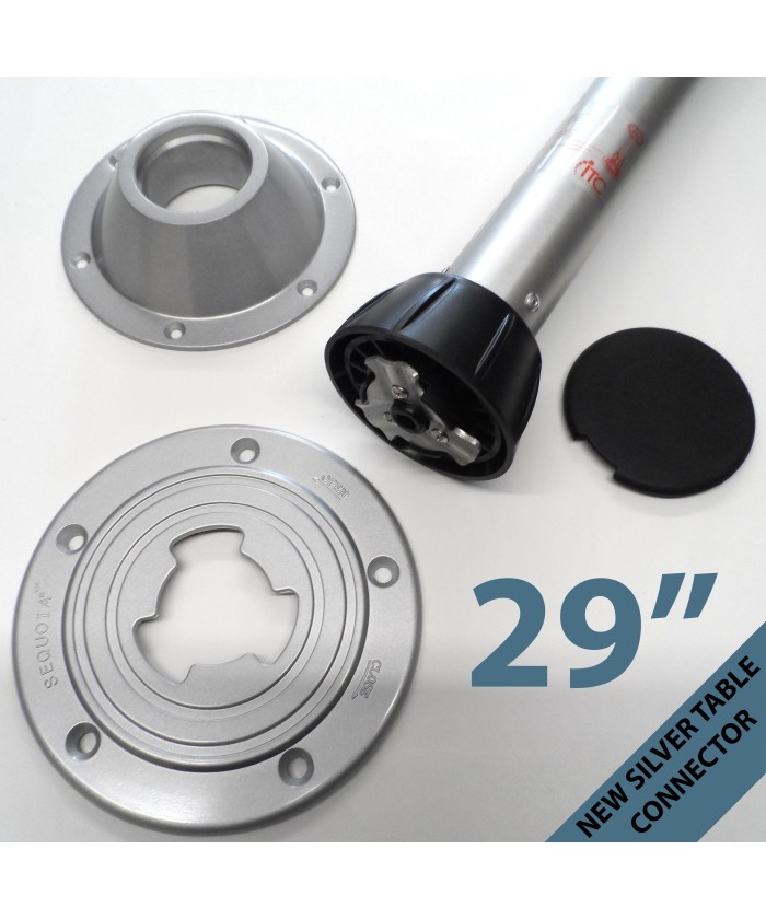 Sequoia 29" Table Leg set with aluminium floor base CW Trade