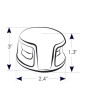 LED Navigationslicht (schwarze Oberfläche mit rotem/grünem Navigationslicht)