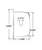 Flat Bottom Stainless Steel Drink Holder