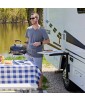 SYSTÈME DE PIED DE TABLE DE CAMPING-CAR MODÈLE NOIR