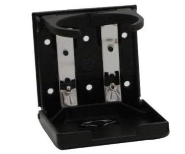 Vertical Mount Adj Drink Holder Black