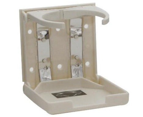 Vertical Mount Adj Drink Holder Cream