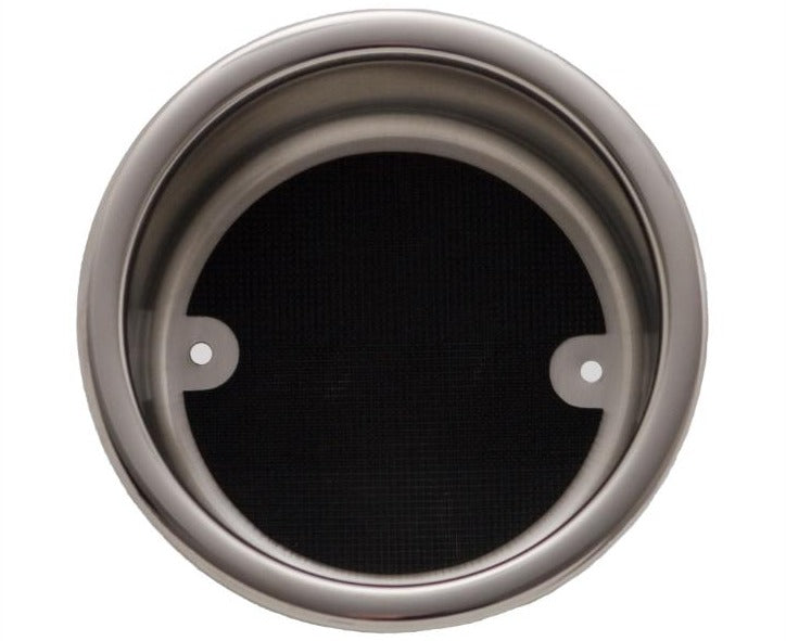 Flat Bottom S/S, 316 stainless, noise re