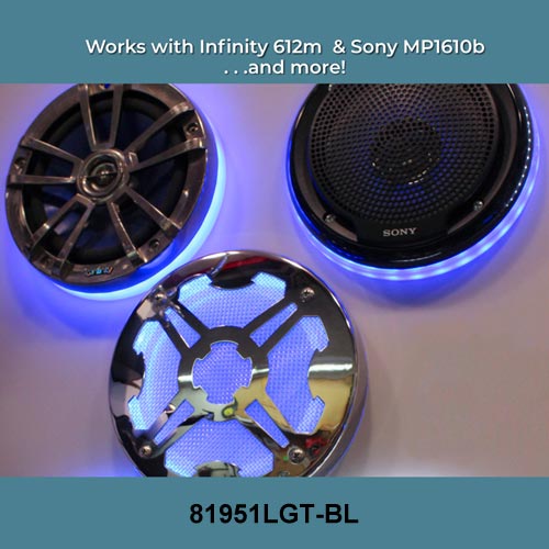 ITC LED Illuminated Speaker Ring – Blue LED