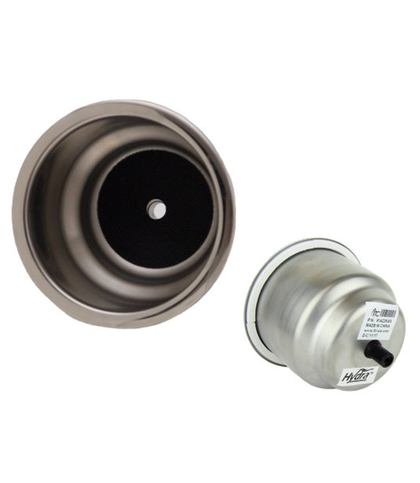 Step bottomed 316SS Drink Holder w/ Drain Hole