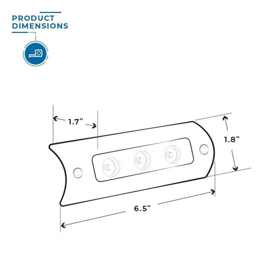 Rubrail Mounted LED Light