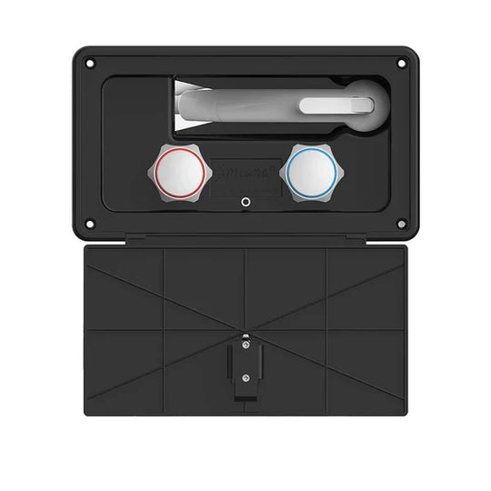 Black Exterior Shower latching