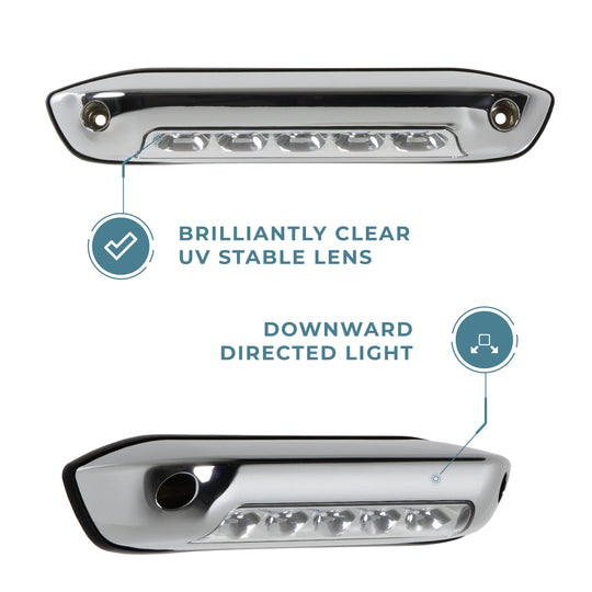 Assurance Exterior Flood Light - Chrome callout 