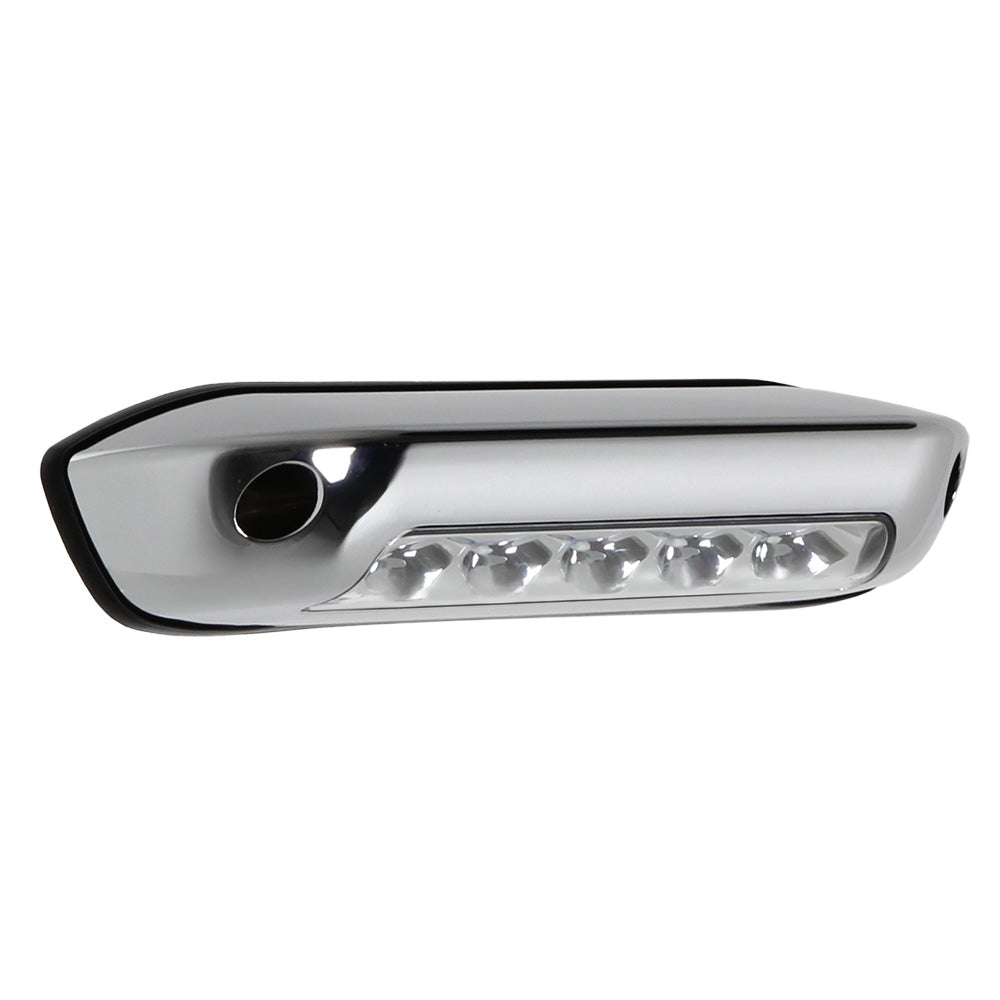 Assurance Exterior Flood Light - Chrome 3Q side 