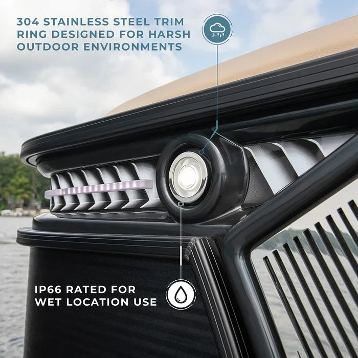 ITC LED Fog Docking Light – Stainless Steel