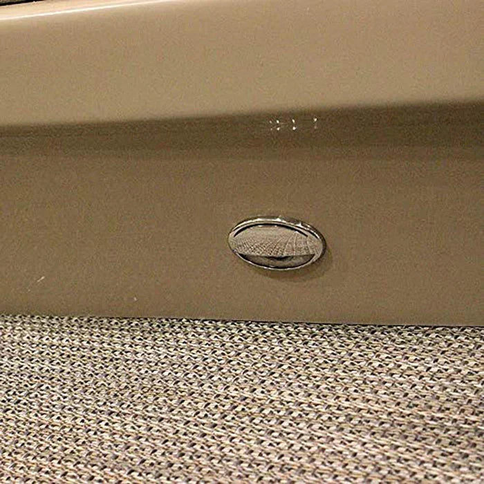 ITC LED Down Courtesy Light - Black bezel dimensions 