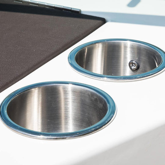 Flat bottom, Blue LED