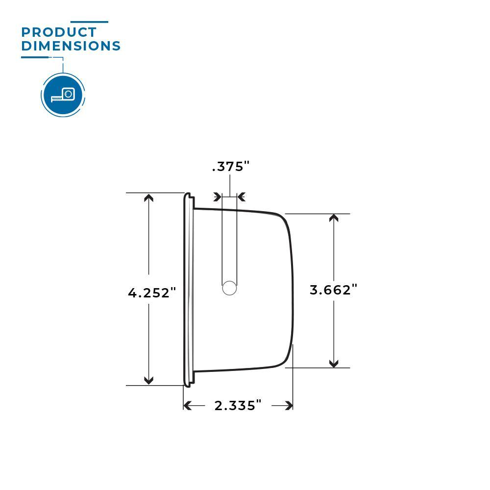 Flat bottom, Blue LED