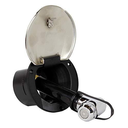 Stainless Steel Transom Shower w/ 8&