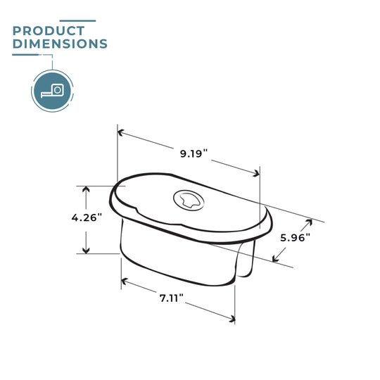 Hot &amp; Cold Stainless Steel Transom Shower
