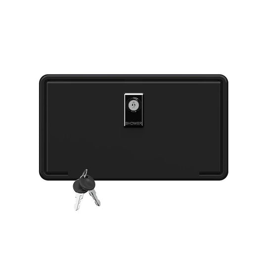 Black Exterior Shower locking