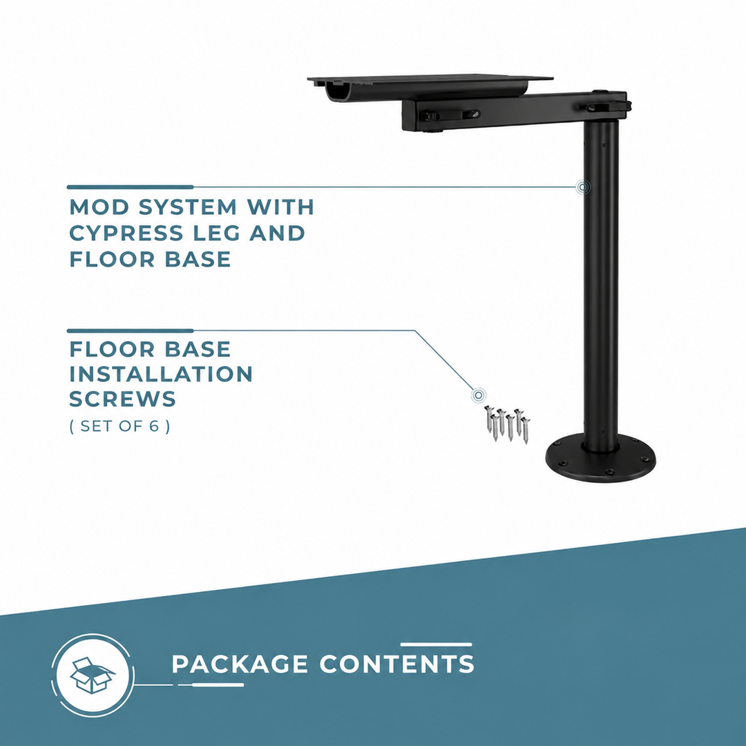 MOD CYPRESS HYBRID leg system (Black)
