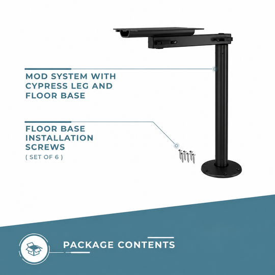MOD CYPRESS HYBRID leg system (Black)