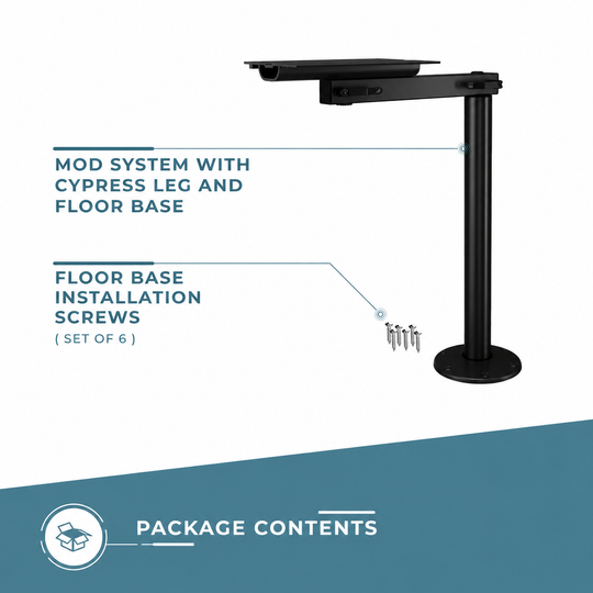 MOD CYPRESS HYBRID leg system (Black)