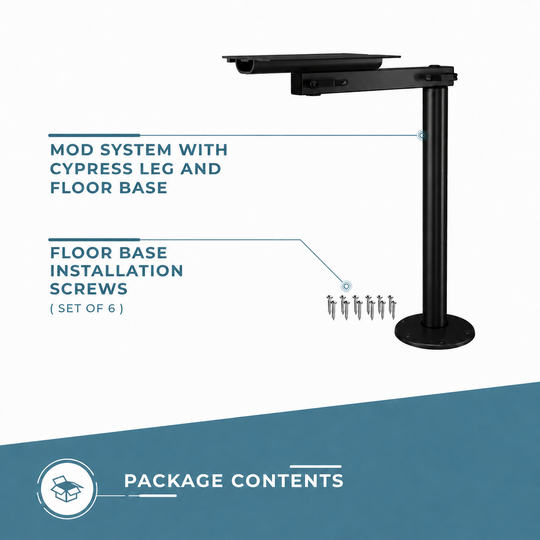 MOD CYPRESS HYBRID leg system (Black)