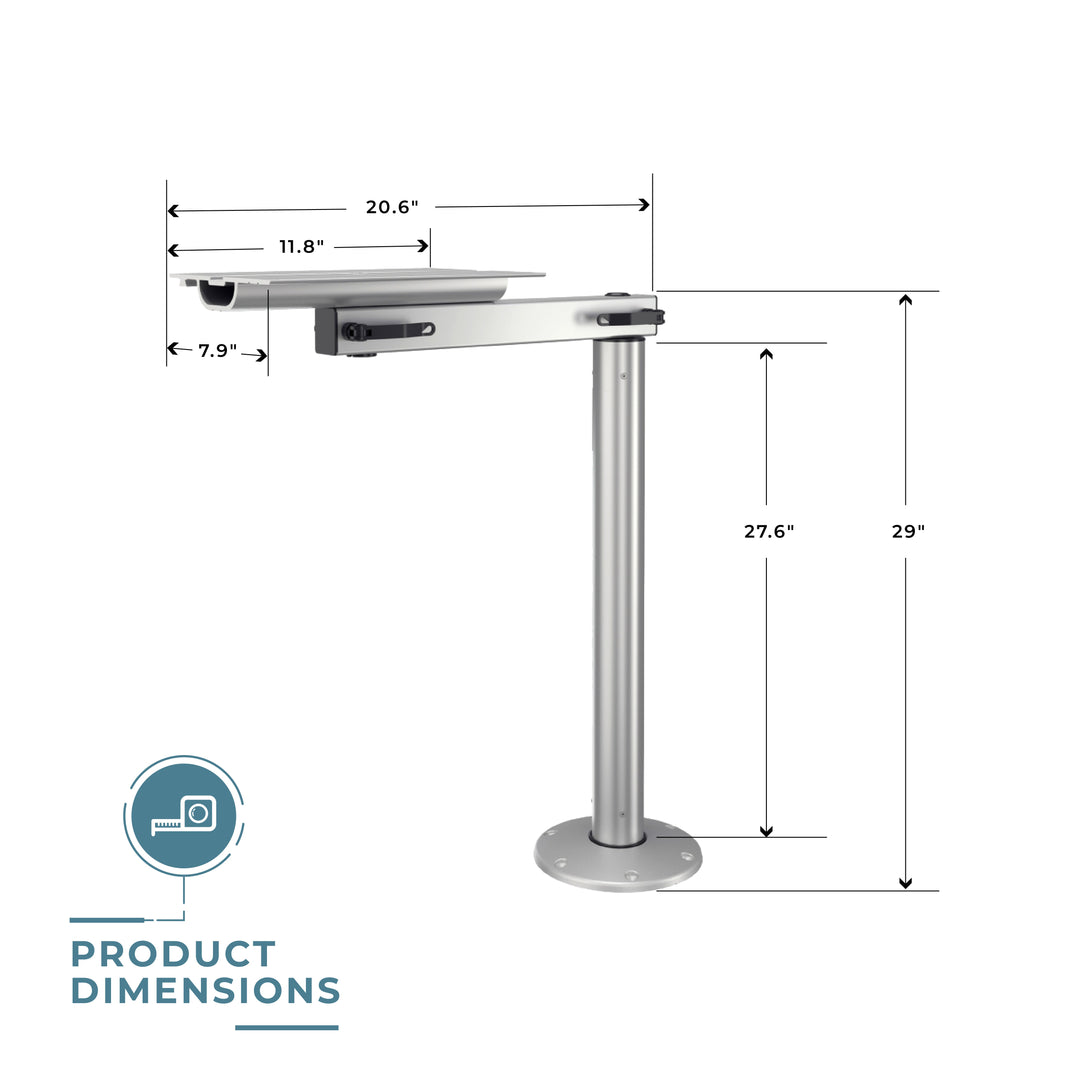 MOD CYPRESS HYBRID leg system Silver