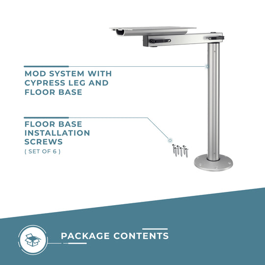 MOD CYPRESS HYBRID leg system Silver