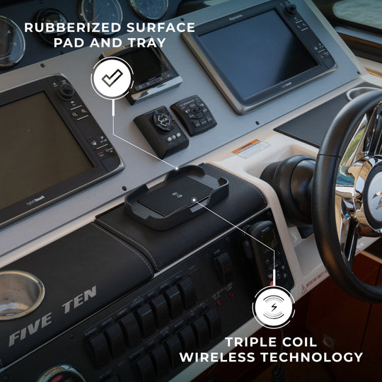 Rectangle Surface Mount Charger w/ Holdr