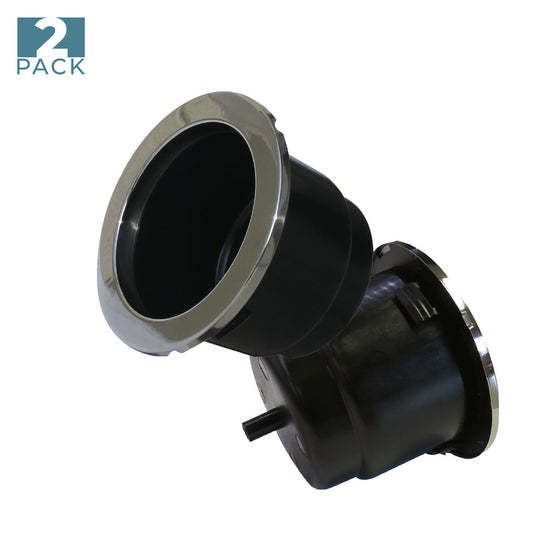 ITC Plastic Drink Holder with Drain, Black