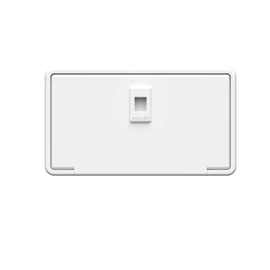 ITC Exterior Shower with Latching Handle – White