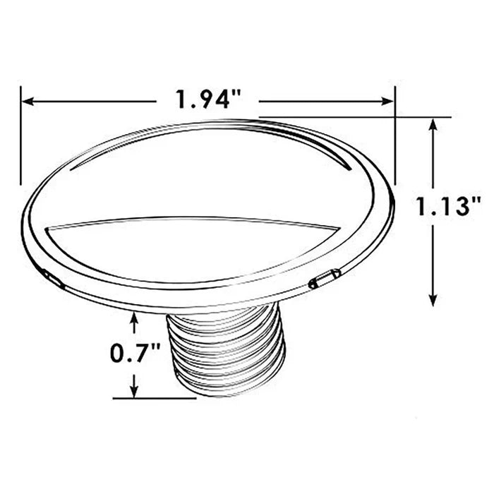 LED Down Courtesy Light S/S