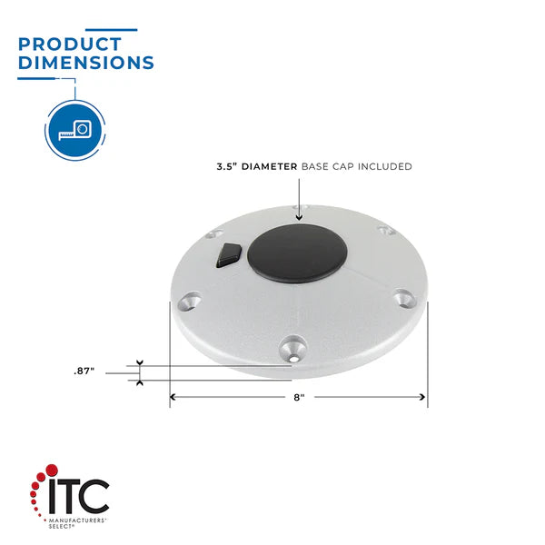 ITC Cypress 8in Floor Base