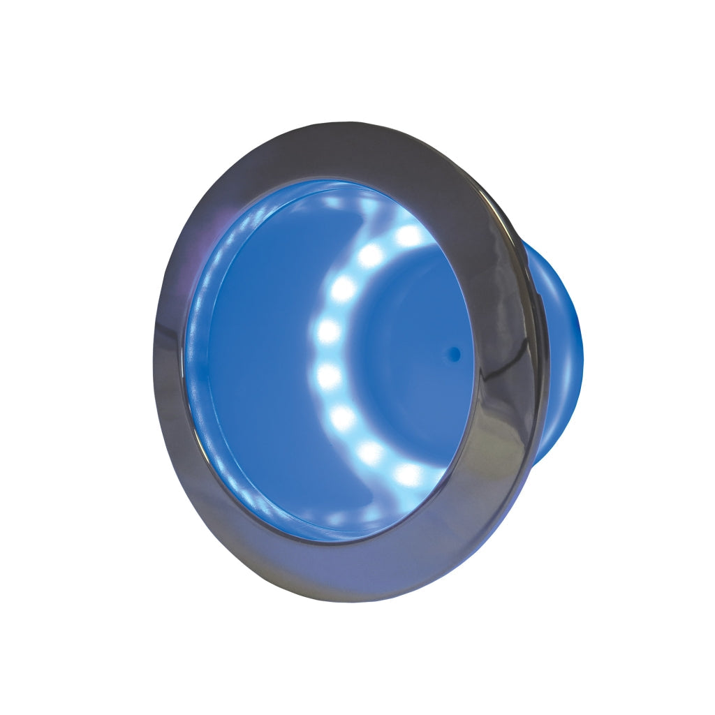 LED Lit Stainless Steel Rim (Blue led)